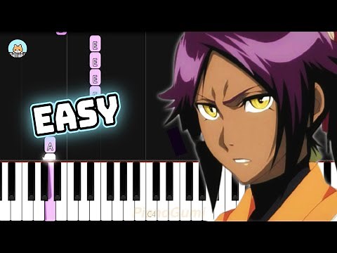 Bleach OP 13 - "Ranbu no Melody" - EASY Piano Tutorial & Sheet Music