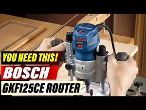 Bosch GKF125CE Router Review: The ULTIMATE Palm Router for Woodworking?