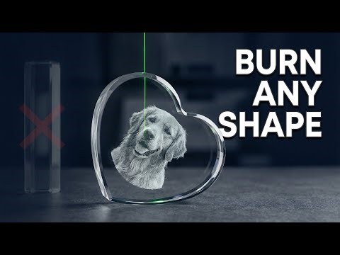 How to Engrave Oversized & Awkward Crystals | UV vs Green Beam + X Tool, Com marker & Cockpit 3D