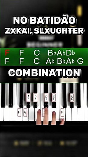 Play NO BATIDÃO by ZXKAI & slxughter on Piano 🎹