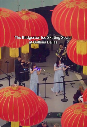 Bridgerton Ice Skating Social at Galleria Dallas