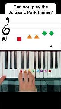 Jurassic Park Theme 🦖 Easy Piano Tutorial