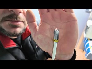 F-Stecker auf Koaxialkabel montieren. Anleitung für SAT Kabel Stecker anschließen So funktioniert's