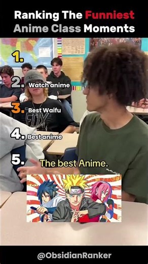 Ranking best anime class moments