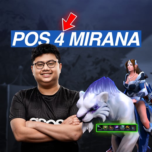 When your mid laner tries Pos 4 Mirana 👀 #Dota2 #Stake #Highlights | Armeldota
