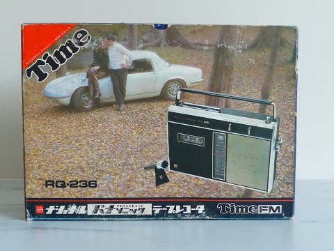 NATIONAL PANASONIC RQ-236 Radio Cassette Recorder