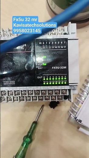 fx5u plc programming| FX 5u 32 mr #mitsubishiplc #fx #iqrplc #plc #input #output #hmi