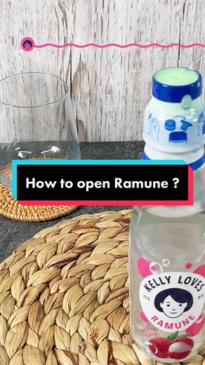 Cómo abrir una Ramune fácilmente