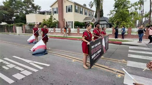 Troy High School Color Guard on Instagram: "Behind the scenes on performance day 🎼🎶🏳️ The energy. The teamwork. The Warrior spirit. ✨"