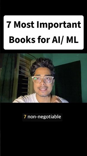 7 Most Important Books For AI/ ML