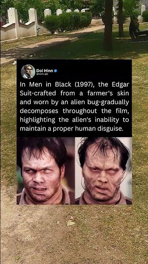In Men in Black (1997), the Edgar Suit-crafted