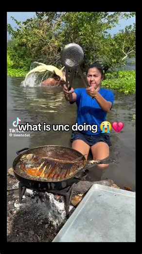 bro in a whole ass boss battle💔#xyzbca #viral #fyp #pacificrim #rivermonster