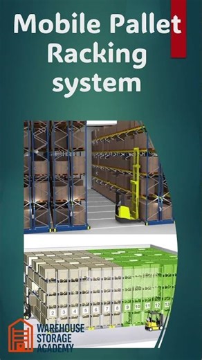 Mobile Pallet Racking system #storagesolutions#warehouse#logistics#automation #rackingsystem#racking