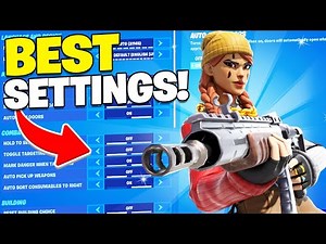 The BEST Settings For Beginner Keyboard and Mouse Players In Fortnite Battle Royale