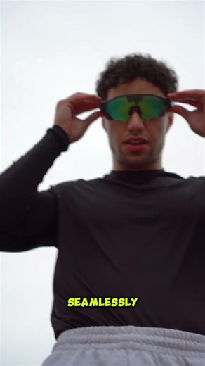 Running with CYBERSIGHT HUD Glasses