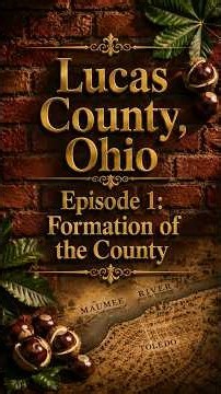 Lucas County, Ohio Formation Ep 1 #ohiohistory #ohiogenealogy