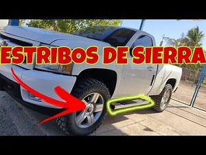 LE INSTALE ESTRIBOS DE GMC SIERRA A MI SILVERADO || HOW TO INSTALL SIDE STEP 2007-2018 || SHESHELED
