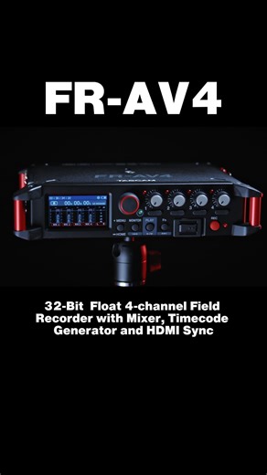 10K views · 61 reactions |  New for content creators, filmmakers, and videographers! The TASCAM FR-AV4 multi-channel field recorder with a built-in mixer is your ultimate audio solution for top-tier sound, comprehensive control, and easy scalability. Check it out at TASCAM.com | TASCAM | Facebook