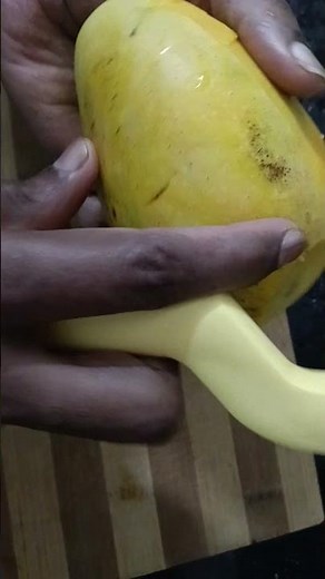 🤤How to peel mango safely 🤤🤤