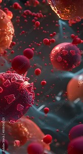 This captivating image showcases the transformative potential of nanomedicine in personalized cancer treatment Vibrant high tech visuals depict nanoparticles precisely targeting and destroying tumor