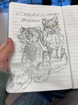 Warrior cats fire heart and grey stripe PS: not a ship