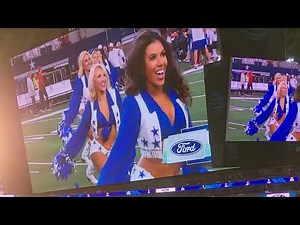 Dallas Cowboys cheerleaders pregame signature dance thunderstruck 9/11/22