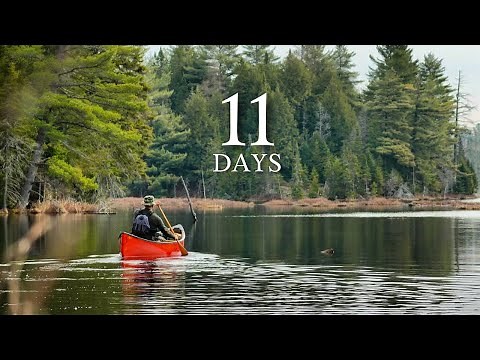 11-Day Solo Wilderness Survival Trip | Low Food, Trout Fishing