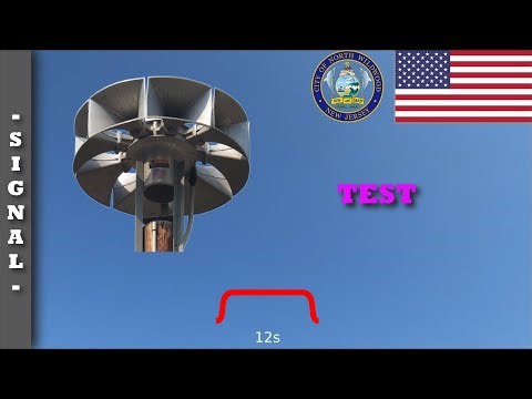 Siren signal "TEST" (USA 🇺🇸 - North Wildwood) | Eclipse 8