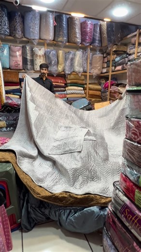 M Iqbal Khan Bedsheet 03141301238 Shop#LG-34 Saima Shopping Mall Gulistan e Juhar Karachi #foryou #fyp #viral #weddingdresses #online #fashion #foryoureel | Sofia food & vlogs