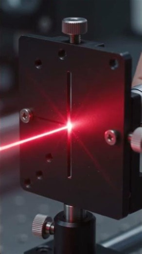 To observe diffraction of light due to a thin slit.