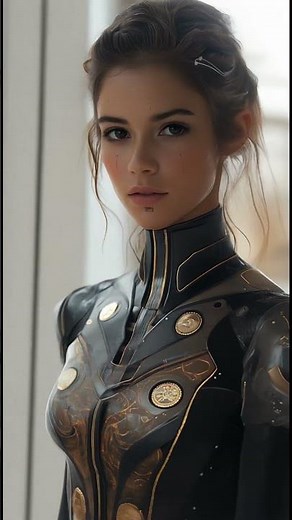 Futuristic Steampunk Fashion • Ai Model Vesper