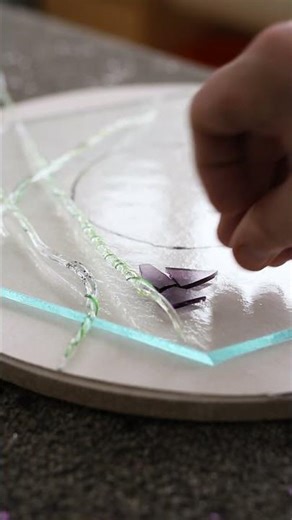 Turning vitrigraph into bowls # vitrigraph #artglas #frombrokentobeautiful