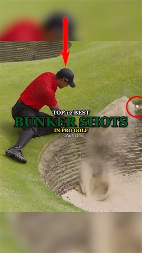 Top 12 Best Bunker Shots In Pro Golf | Part 1