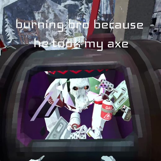 dont hurt my axe and I won't hurt the snowballs #animalcompany #animalcompanymoments #funny #vr