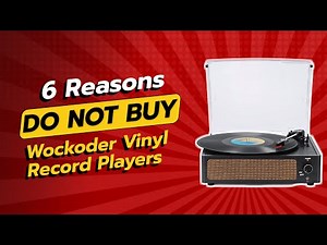 DON'T BUY Wockoder Vinyl Record Players Before Watching THIS! 😱 (6 Reasons)