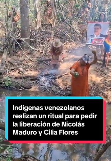 Ritual indígena en Venezuela por liberación de Maduro
