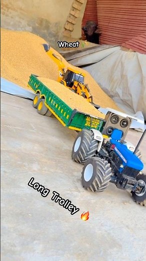 New Holland 4x4 with long trolley 🔥fully loaded 😱