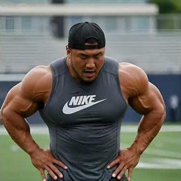 American football players practicing on the field