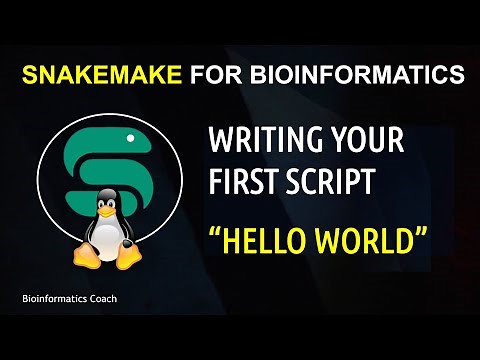 Snakemake Tutorial Bioinformatics Tutorial | Hello World