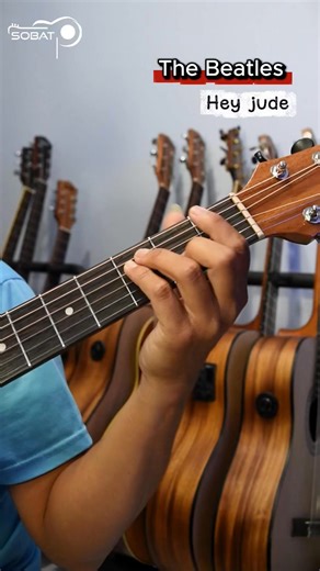 113K views · 2K reactions | Hey Jude _ The Beatles Guitar Chord #guitartutorial #guitarlesson | Sobat Pipen | Facebook