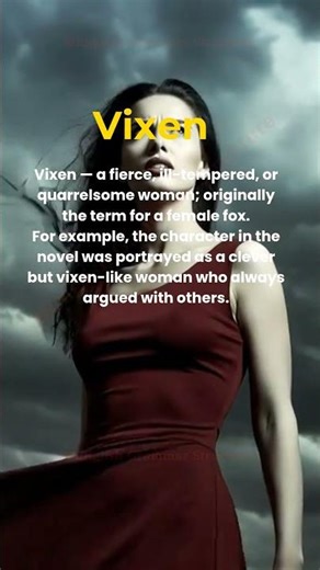 English Vocabulary | Vixen