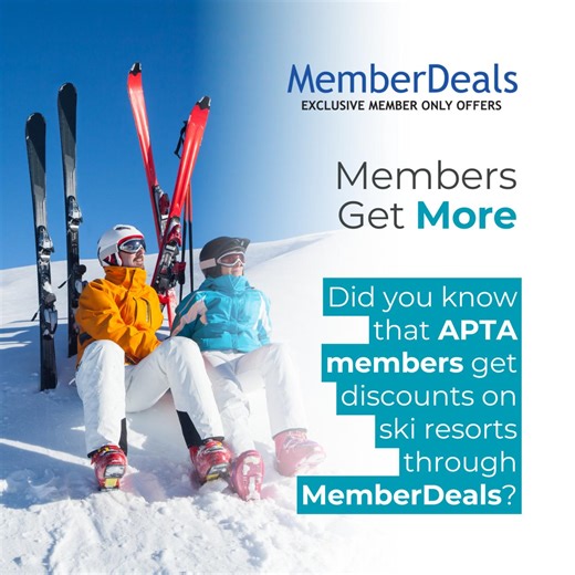 Looking to hit the slopes? ⛷ APTA members can plan the perfect winter getaway with discounts on ski resorts in Canada, Colorado, Utah, and more through MemberDeals. ❄️ Join today and start planning your holiday: https://www.apta.org/membersgetmore | American Physical Therapy Association (APTA)