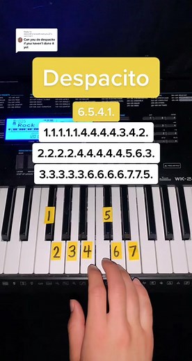 Easy Piano Tutorial for Despacito by Justin Bieber