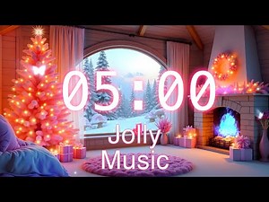 5 Minute Christmas Timer | Magical Elf Christmas Room | Jolly Holiday Countdown