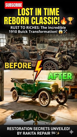 The Ultimate 1910 Buick Model 10 Restoration! 🔥