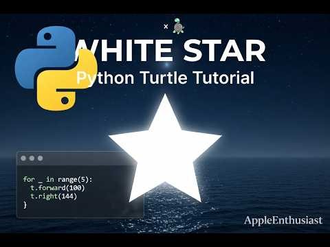 Python Turtle: Gefüllten Stern zeichnen