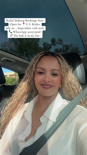 2026 Bridal Booking Now Open Bridal glam services will be based in the DMV area from July 1st to September 10th, with availability for travel nationwide across the United States. The focus is on providing a seamless, luxury bridal experience — from the first inquiry to the final touch-up on the wedding day. With a decade of expertise in beauty, artistry, and high-end bridal glam, each bride receives a refined, timeless, and radiant look tailored to her vision. To secure a date, early booking is 