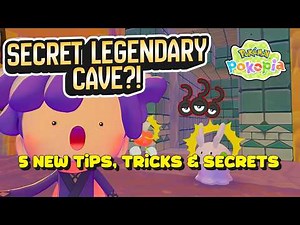 A SECRET LEGENDARY CAVE?! | 5 New Pokopia Tips, Tricks & Secrets | How to Search for Pokemon!