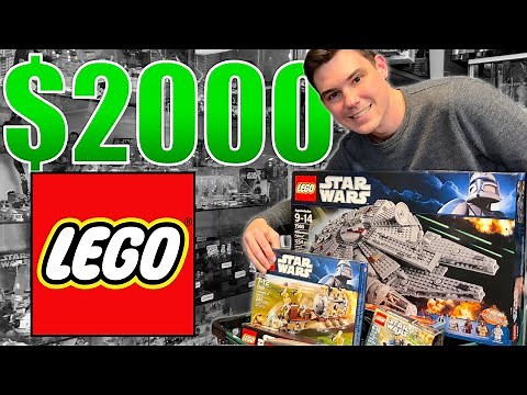 Buying RETIRED LEGO Star Wars sets at a CRAZY LEGO Store! (MandR Vlog)