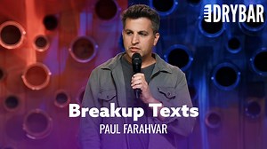 318K views · 7.1K reactions | Breaking up with a text message.... Paul Farahvar | Dry Bar Comedy | Facebook